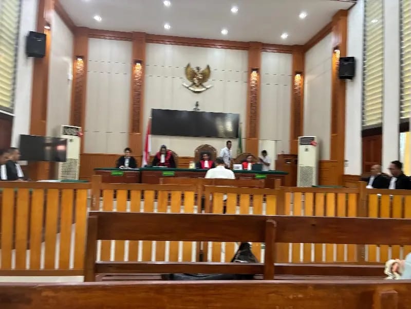 Pilu tangis A.A Ngurah Darmawan menjadi sorotan persidangan