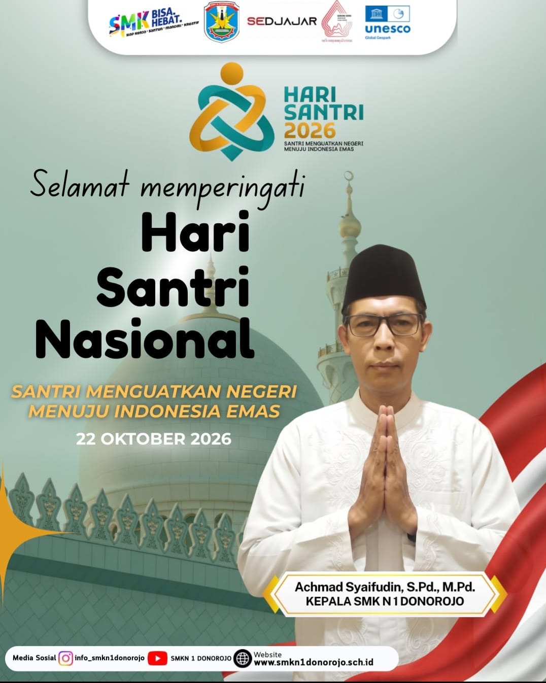Hari Santri 2026, SMKN 1 Donorojo dan Pesan Pendidikan di Tengah Perubahan Zaman