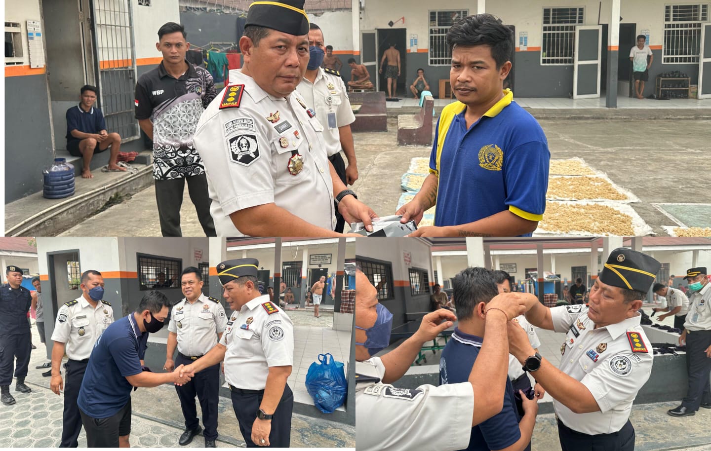 Jaga Kesehatan di Tengah Kabut Asap, Lapas Pangkalan Bun Bagikan Masker Hasil Pembinaan Warga Binaan